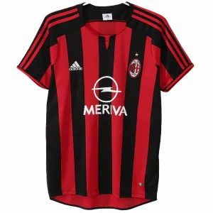 AC Milan Camiseta 2003 2004 Casa Roja - Camiseta Ac Milan | camisetafutbolshop