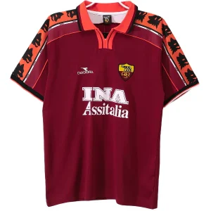 AS Roma Camiseta Casa Roja - Camiseta As Roma | camisetafutbolshop