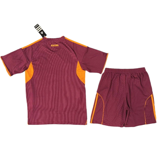 AS Roma Conjunto 2025 2026 Casa Rojo - AS Roma Barata | camisetafutbolshop