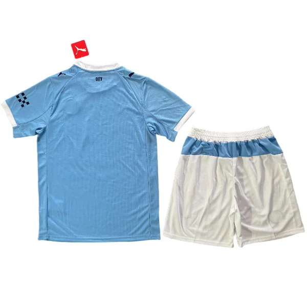 Manchester City Conjunto 2025 2026 Casa Azul - Manchester City Barata | camisetafutbolshop