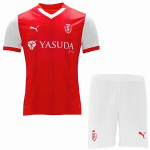 Stade de Reims Conjunto 2024 2025 Casa Rojo - Stade De Reims Equipacion | camisetafutbolshop