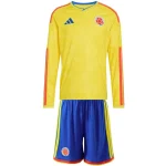 Conjunto 2026 Casa Amarillo - Colombia Niños Barata | camisetafutbolshop