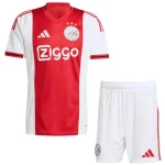 Conjunto 2025 2026 Casa Rojo - Ajax Niños Barata | camisetafutbolshop