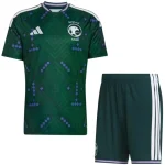 Conjunto 2026 Casa Verde - Arabia Saudita Niños Barata | camisetafutbolshop