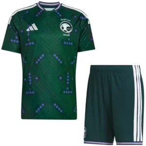 Conjunto 2026 Casa Verde - Arabia Saudita Niños Barata | camisetafutbolshop