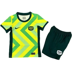 Conjunto 2025 Casa Amarillo - Australia Niños Barata | camisetafutbolshop