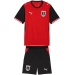 Conjunto 2026 Casa Rojo - Austria Niños Barata | camisetafutbolshop