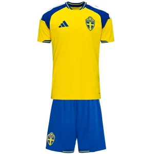 Conjunto 2026 Casa Amarillo - Suecia Niños Barata | camisetafutbolshop