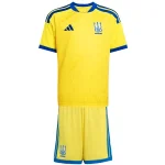 Conjunto 2026 Casa Amarillo - Ucrania Niños Barata | camisetafutbolshop
