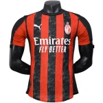 AC Milan Camiseta Edición Jugadores 2025 2026 Casa Roja - Camiseta Serie A AC Milan | camisetafutbolshop