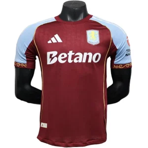 Aston Villa Camiseta Edición Jugadores 2025 2026 Casa Roja - Camiseta Aston Villa | camisetafutbolshop