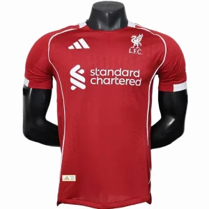 Liverpool Camiseta Edición Jugadores 2025 2026 Casa Roja - Camiseta Liverpool | camisetafutbolshop