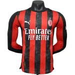 AC Milan Camiseta Edición Jugadores 2025 2026 Casa Roja - Camiseta Serie A AC Milan | camisetafutbolshop