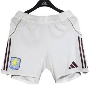 Aston Villa Pantalones Edición Jugadores 2025 2026 Casa Blanco - Aston Villa Barata | camisetafutbolshop