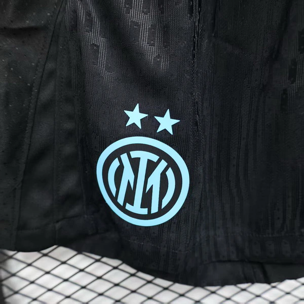 Inter Milán Pantalones Edición Jugadores 2025 2026 Casa Negro - Inter Milán Barata | camisetafutbolshop