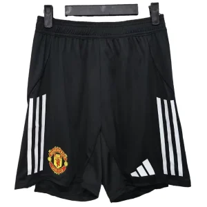 Manchester United Pantalones Edición Jugadores 2025 2026 Casa Negro - Manchester United Barata | camisetafutbolshop