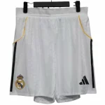Real Madrid Pantalones Edición Jugadores 2025 2026 Casa Blanco - Real Madrid Barata | camisetafutbolshop