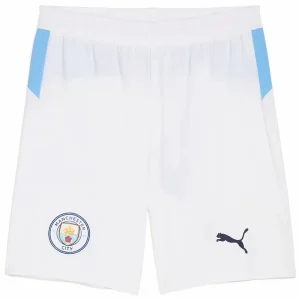 Manchester City Pantalones 2025 2026 Casa Blanco - Manchester City Barata | camisetafutbolshop