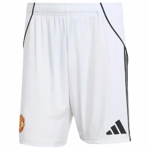 Manchester United Pantalones 2025 2026 Casa Blanco - Manchester United Barata | camisetafutbolshop