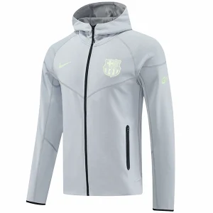 FC Barcelona Chaqueta 2025 2026 Gris - FC Barcelona Barata | camisetafutbolshop
