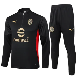 AC Milan Conjunto 2024 2025 Negro - AC Milan Barata | camisetafutbolshop