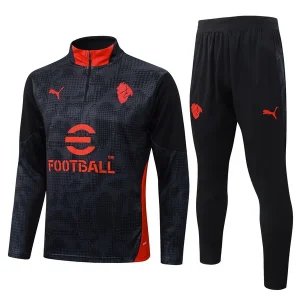 AC Milan Conjunto 2025 2026 Negro - AC Milan Barata | camisetafutbolshop