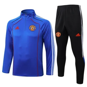 Manchester United Conjunto 2025 2026 Azul - Manchester United Barata | camisetafutbolshop