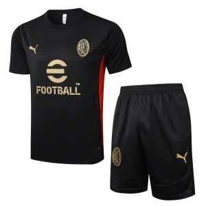 AC Milan Conjunto 2024 2025 Negro - AC Milan Barata | camisetafutbolshop