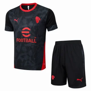 AC Milan Conjunto 2025 2026 Negro - AC Milan Barata | camisetafutbolshop