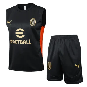AC Milan Conjunto 2024 2025 Negro - AC Milan Barata | camisetafutbolshop