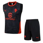 AC Milan Conjunto 2025 2026 Negro - AC Milan Barata | camisetafutbolshop