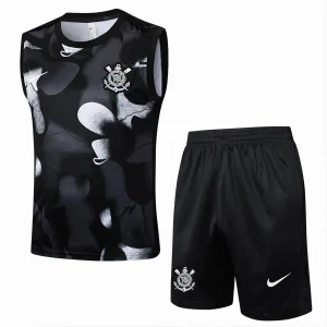 Corinthians Paulista Conjunto 2025 2026 Negro - Corinthians Paulista 2026 | camisetafutbolshop