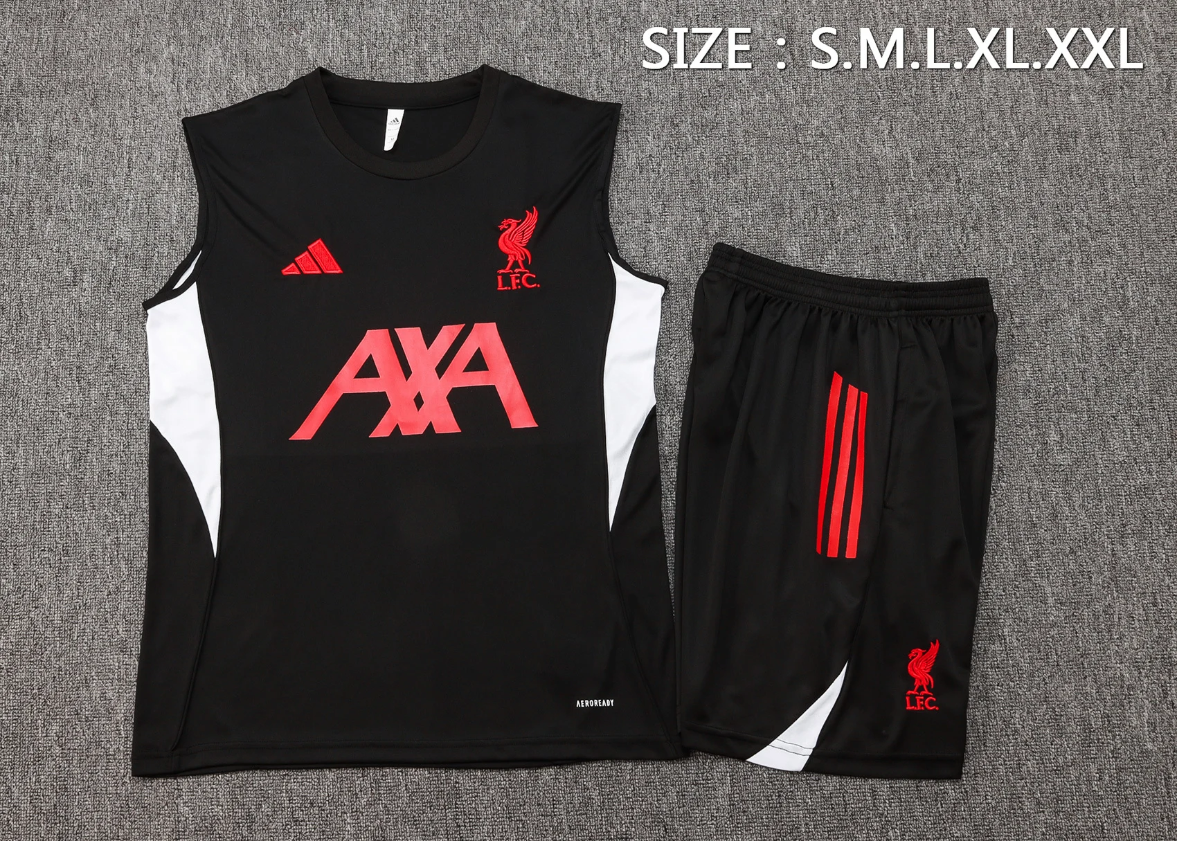 Liverpool Conjunto 2025 2026 Negro - Liverpool Barata | camisetafutbolshop