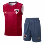 São Paulo Conjunto 2025 2026 Rojo - São Paulo Barata | camisetafutbolshop