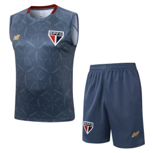 São Paulo Conjunto 2025 2026 Gris - São Paulo Barata | camisetafutbolshop