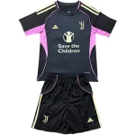 Conjunto 2026 2027 Especial Negro - Juventus Niños Barata | camisetafutbolshop