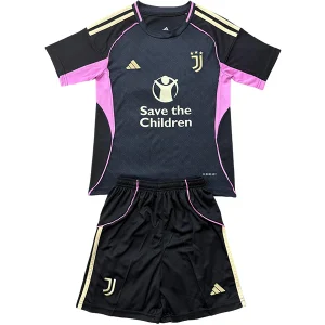 Conjunto 2026 2027 Especial Negro - Juventus Niños Barata | camisetafutbolshop