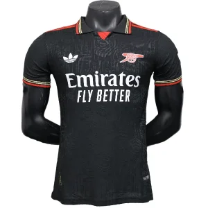 Arsenal Camiseta Edición Jugadores 2025 2026 Especial Negra - Camiseta Arsenal | camisetafutbolshop