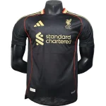 Liverpool Camiseta Edición Jugadores 2025 2026 Especial Negra - Camiseta Liverpool | camisetafutbolshop