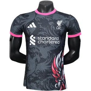 Liverpool Camiseta Edición Jugadores 2025 2026 Especial Negra - Camiseta Liverpool | camisetafutbolshop