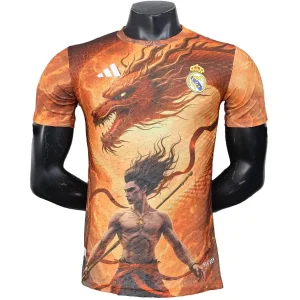 Real Madrid Camiseta Edición Jugadores 2025 2026 Especial Naranja - Camiseta Real Madrid | camisetafutbolshop