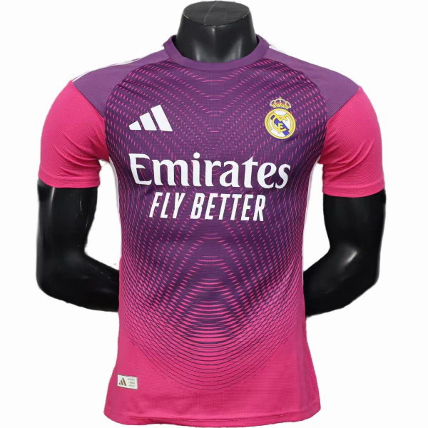 Real Madrid Camiseta Edición Jugadores 2025 2026 Especial Rosa - Camiseta Real Madrid | camisetafutbolshop