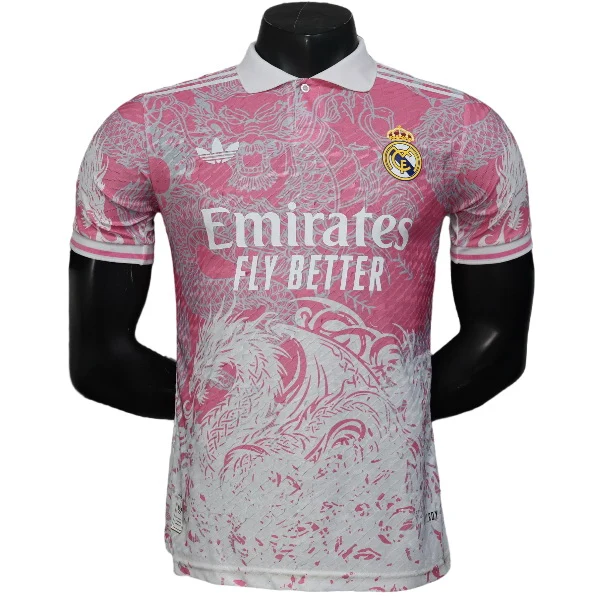 Real Madrid Camiseta Edición Jugadores 2025 2026 Especial Rosa - Camiseta Real Madrid | camisetafutbolshop