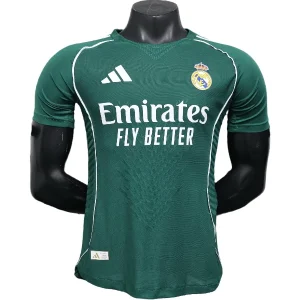 Real Madrid Camiseta Edición Jugadores 2025 2026 Especial Verde - Camiseta Real Madrid | camisetafutbolshop