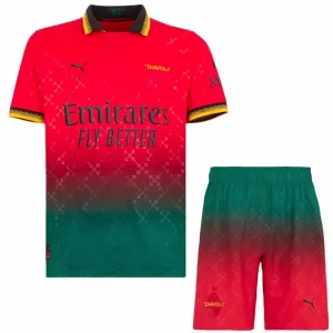 Niños Conjunto 2024 2025 Rojo - Niños Barata | camisetafutbolshop