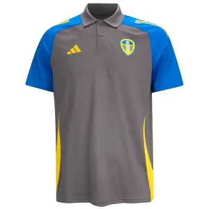 Leeds United Polo 2024 2025 Gris - Leeds United Barata | camisetafutbolshop