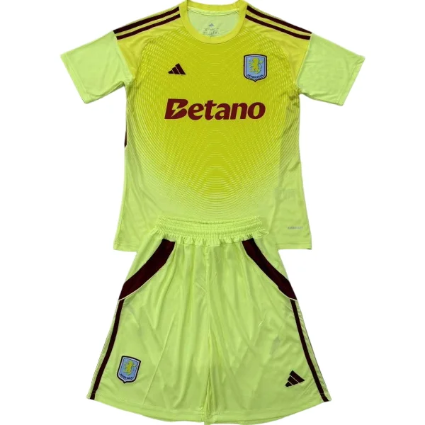 Aston Villa Conjunto 2025 2026 Portero Amarillo - Aston Villa Barata | camisetafutbolshop