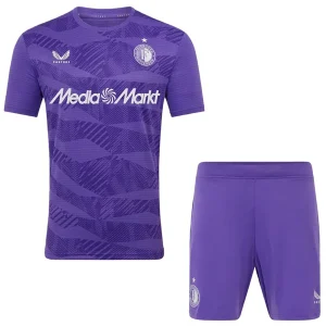 Conjunto 2025 2026 Portero Púrpura - Feyenoord Rotterdam Niños Barata | camisetafutbolshop