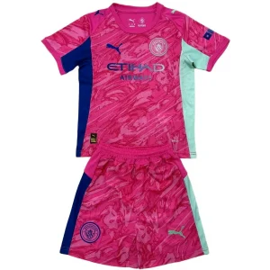 Manchester City Conjunto 2025 2026 Portero Rosa - Manchester City Barata | camisetafutbolshop