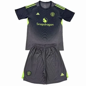Manchester United Conjunto 2025 2026 Portero Negro - Manchester United Barata | camisetafutbolshop